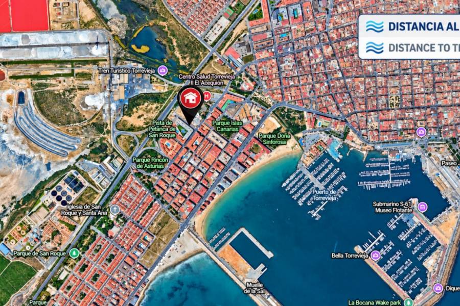 Resale - Penthouse - Torrevieja - Playa del Acequion